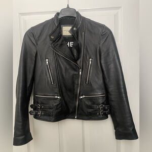 EACH X OTHER Leather Moto Jacket size S